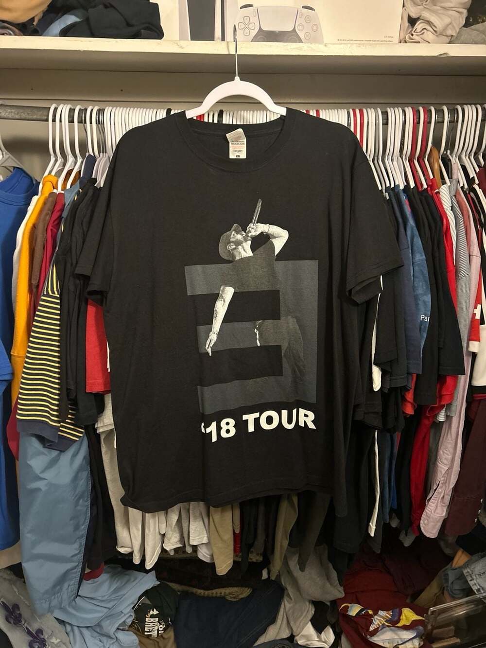 Eminem 2018 Revival Europe Tour Concert T-Shirt Black